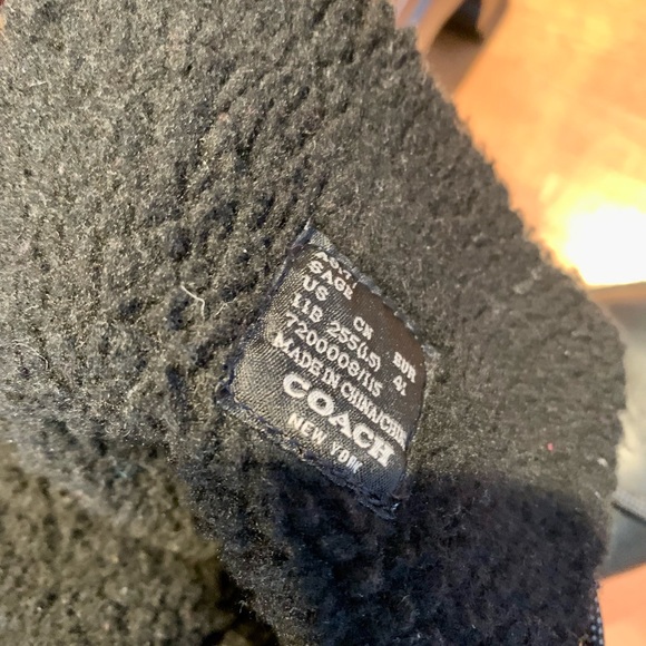 Coach Excellent Condition Black Leather/Nylon Boots - Picture 2 of 10